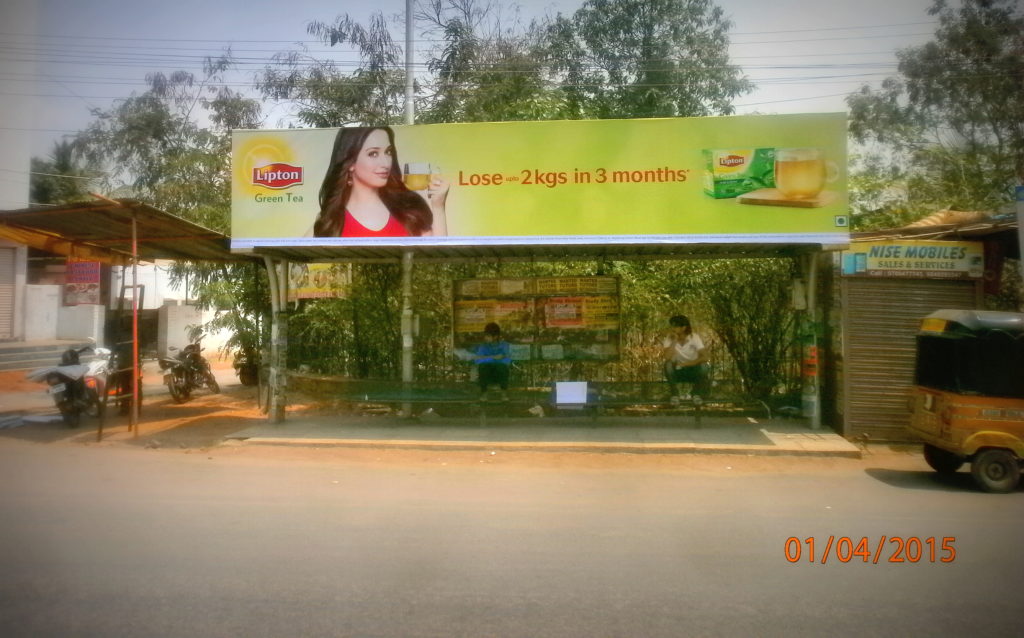 Hbcolony Busshelters Advertising, in Hyderabad - MeraHoardings