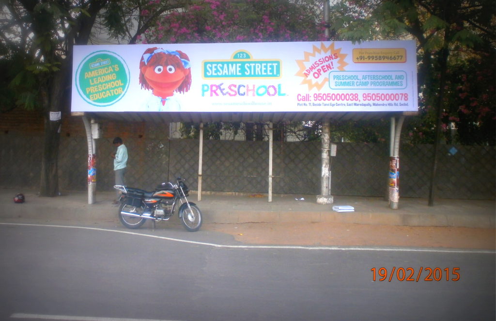 Eastmarredpally Busshelters Advertising, in Hyderabad - MeraHoardings