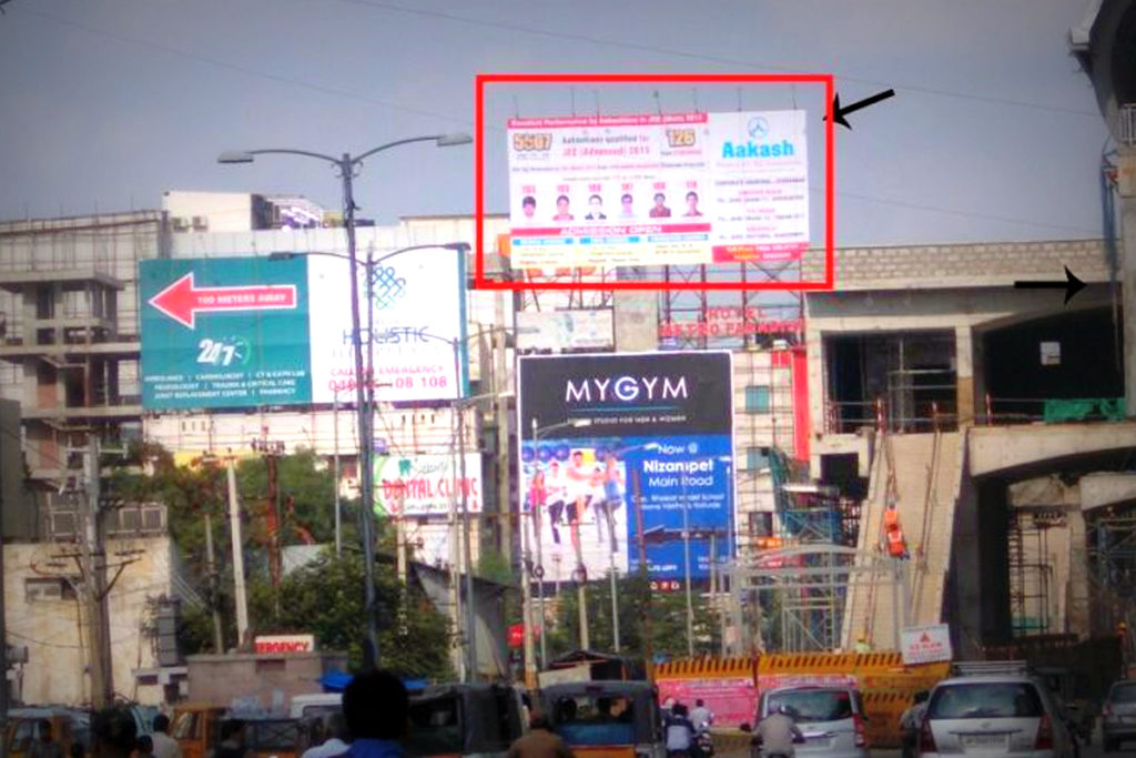 Fixbillboards Nizampet Advertising in Hyderabad – MeraHoardings