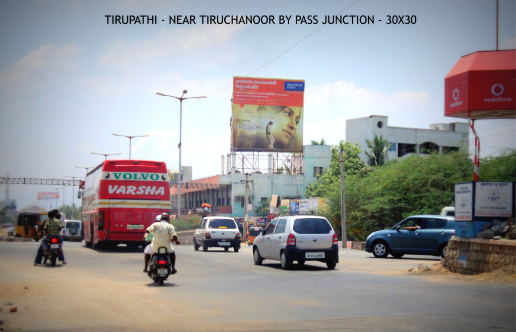 Fixbillboards Bypassjunction Advertising in Tirupathi – MeraHoardings