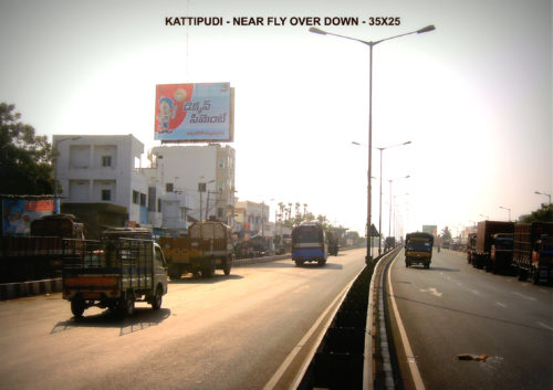 Fixbillboard Kathipudiflyoverdown in Andhrapradesh – MeraHoardings