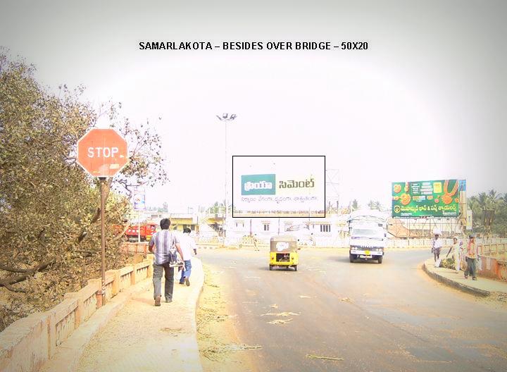 Fixbillboards Overbridge Advertising in Samalkota – MeraHoardings