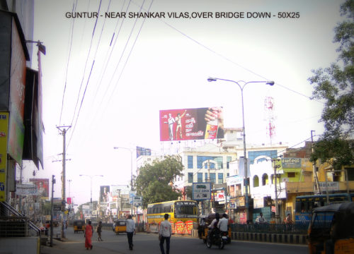 Fixbillboards Overbridgedown Advertising in Guntur – MeraHoardings