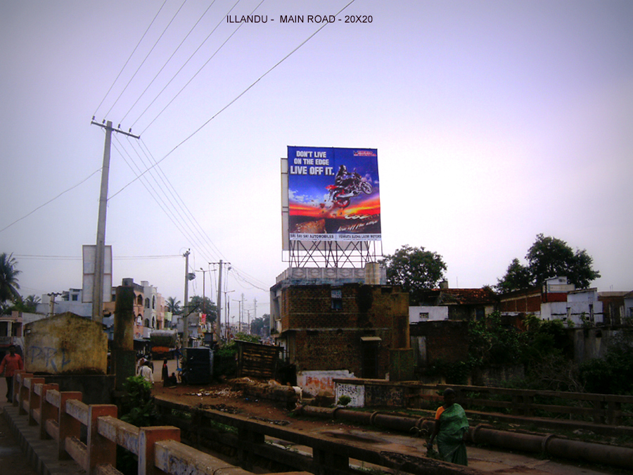 Fixbillboards Mainroadyellandu Advertising Hyderabad – MeraHoardings