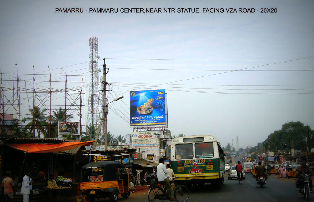 Fixbillboards Vzaroad Advertising in Pamarru – MeraHoardings