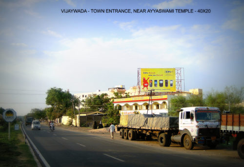 Fixbillboards Ayyasamytemple Advertis in Vijayawada – MeraHoardings