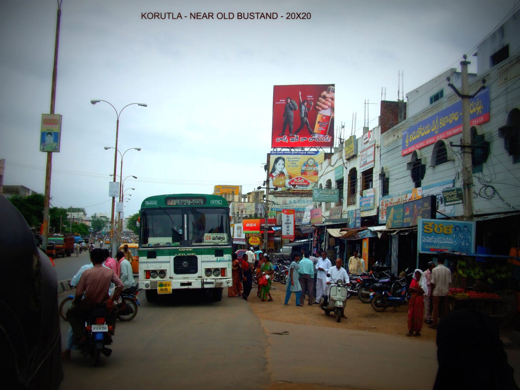 Fixbillboard Korutlabusstand Advertising Karimnagar – MeraHoardings