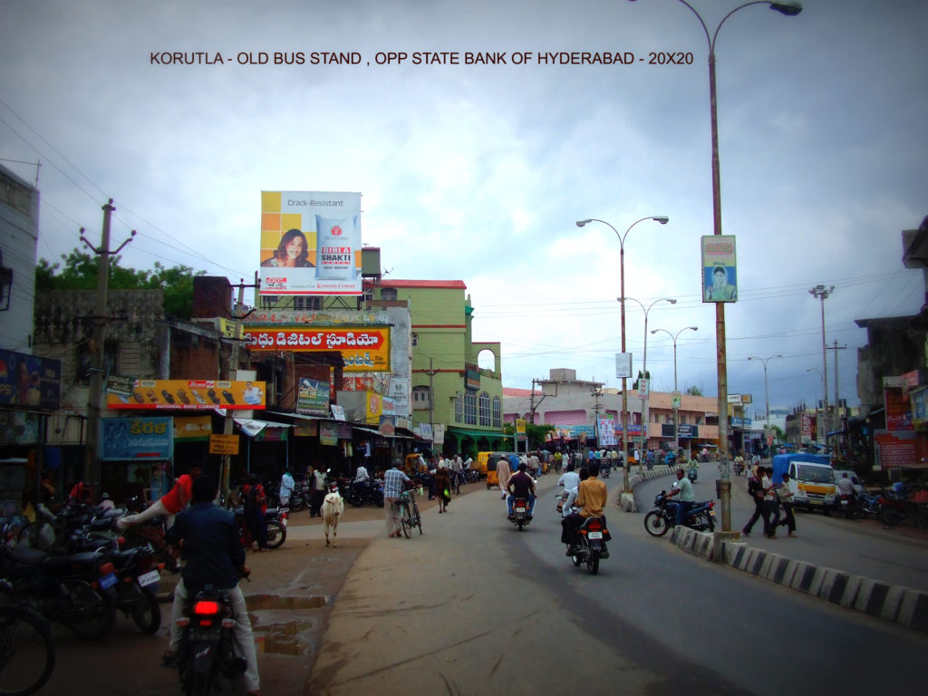 Hoardings Korutlabusstand Advertising in Karimnagar – MeraHoardings