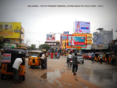 Fixbillboards Pradeepgeneralstores In Nalgonda – MeraHoardings