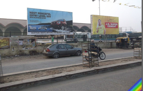 Muktsarbusstand Unipoles Advertising in Muktsar – MeraHoardings