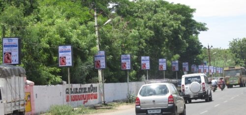 Polekiosks Tbroad Advertising in Madurai – MeraHoarding