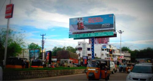 Unipoles Pullong Advertising in Nizamabad – MeraHoardings