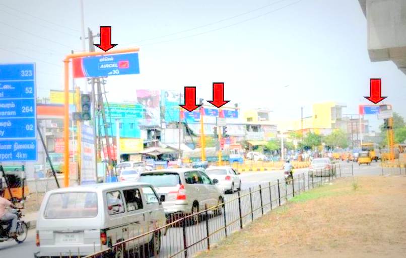 Trafficsign Tvstollgate Advertising in Tiruchirappalli – MeraHoarding