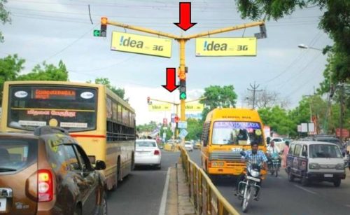 Trafficsignboards Aavinmilkroad Advertising in Madurai – MeraHoarding