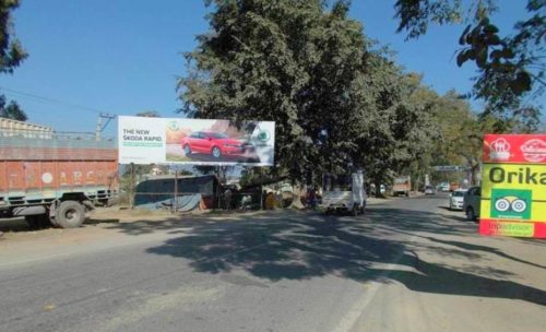 Hoarding Advertising in Hyundai Showroom, Hoarding Advertising in Uttarakhand, hoarding advertising in Nainital, Hoardings in Nainital, outdoor advertising in Nainital