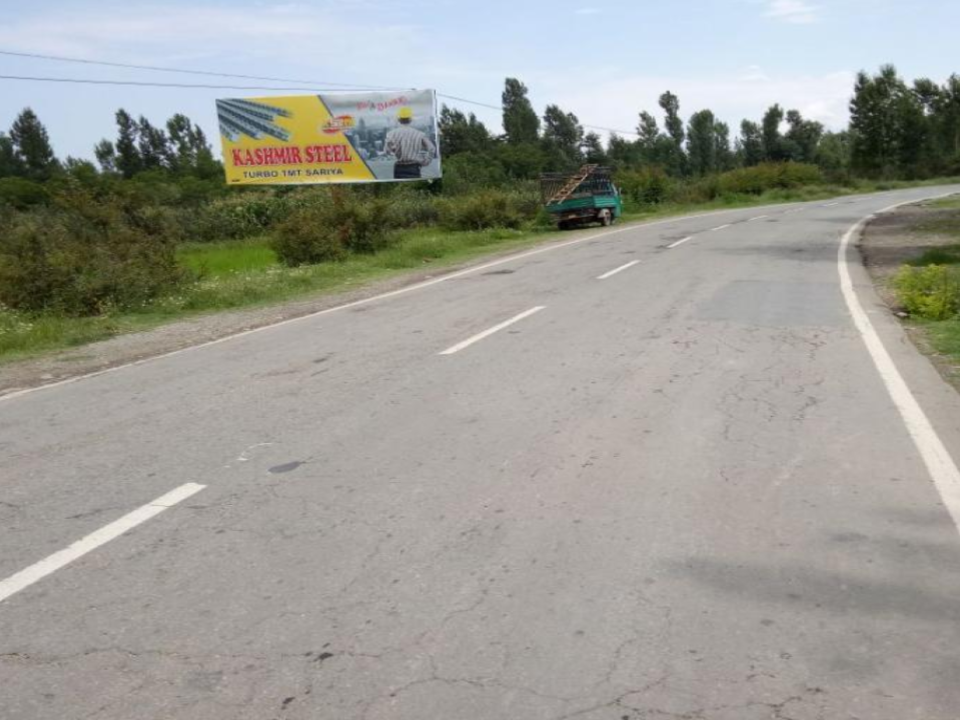 Billboard Advertising in Pulwama Road | Billboard Hoarding in Srinagar