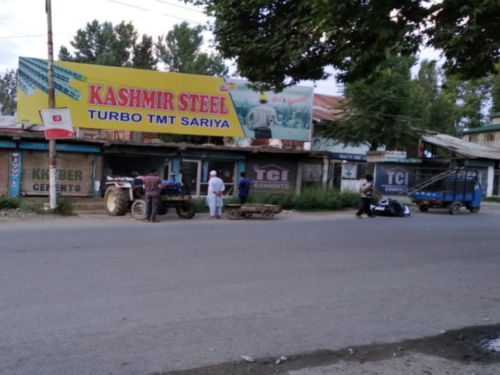 Hoarding Advertising in Delina Route | Hoarding Advertising cost in Srinagar