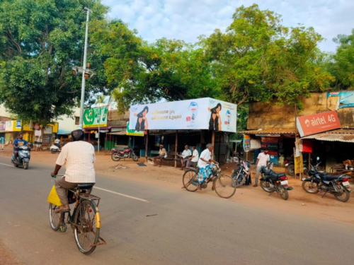 Advertisement Bus Shelter in Eb Colony | Outdoor Ads in Thanjavur