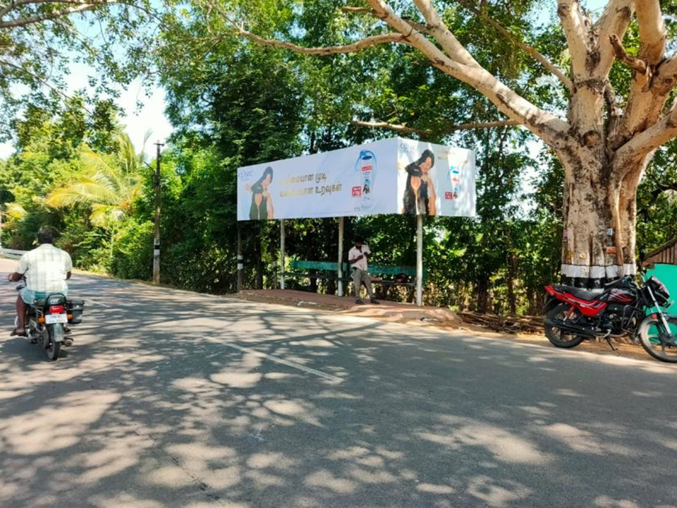 Hoarding Advertising in Thillaisthanam | Bus Shelter cost in Thanjavur