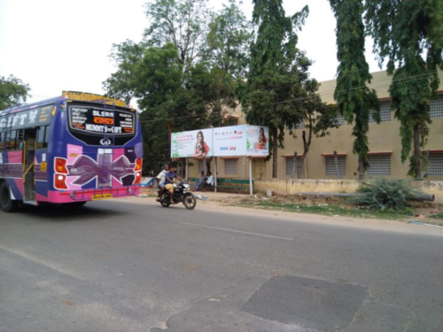 Hoarding Advertising in Govt School | Bus Shelter Cost in Vaniyambadi