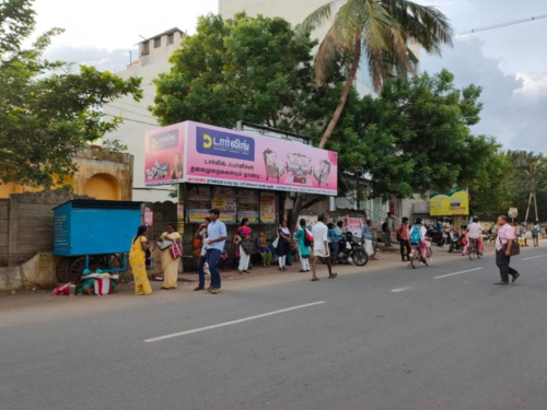 Hoarding Advertising in Railway Station | Bus Shelter cost in Kumbakonam
